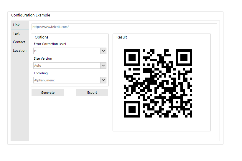 Telerik UI for WinForms - BarCode Qr Overview Telerik UI for WinForms - BarCode Qr Overview image