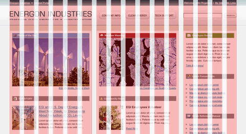 Grid layout example Grid layout example