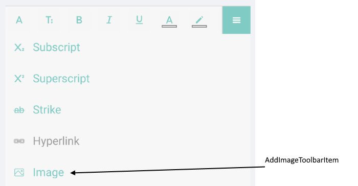 add images in editor for xamarin