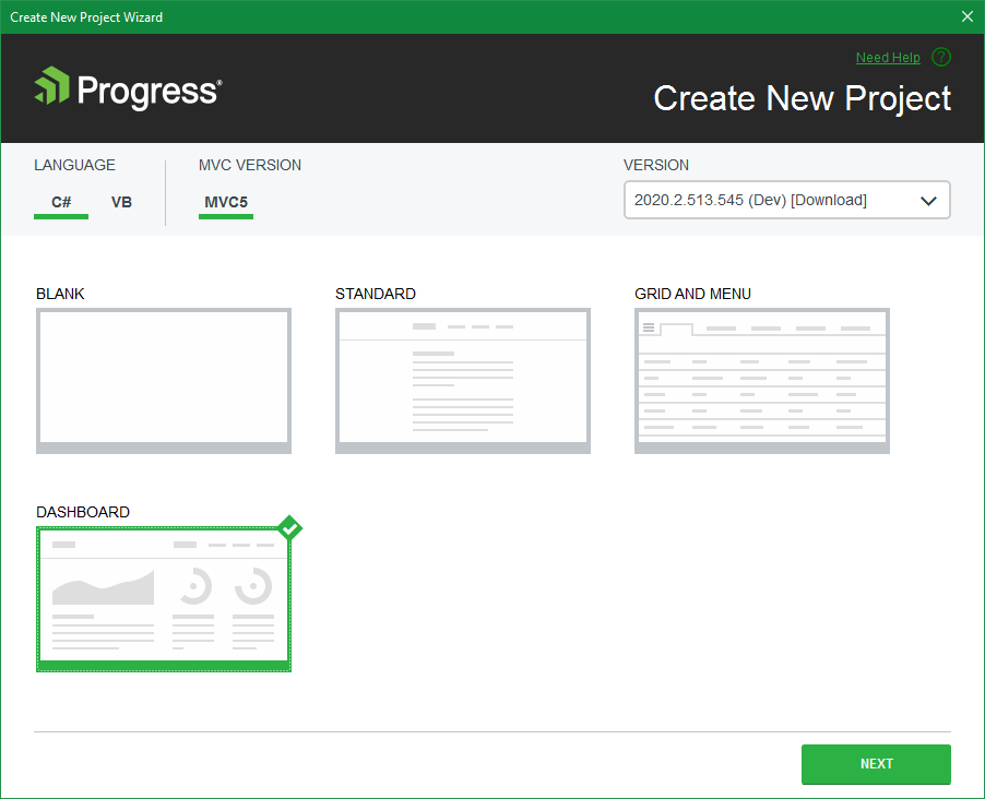 Telerik UI for ASP.NET MVC VS Project Dashboard Template Telerik UI for ASP.NET MVC VS Project Dashboard Template
