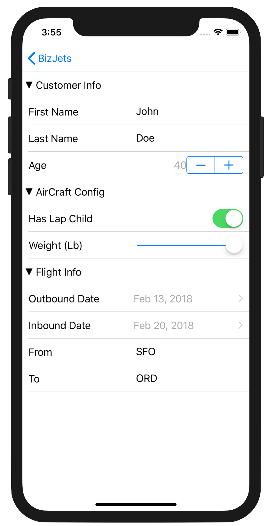 AviationDataForm