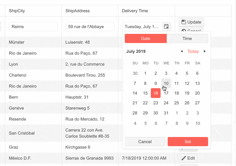 Telerik UI for Blazor Custom Editor Date Time Telerik UI for Blazor Custom Editor Date Time