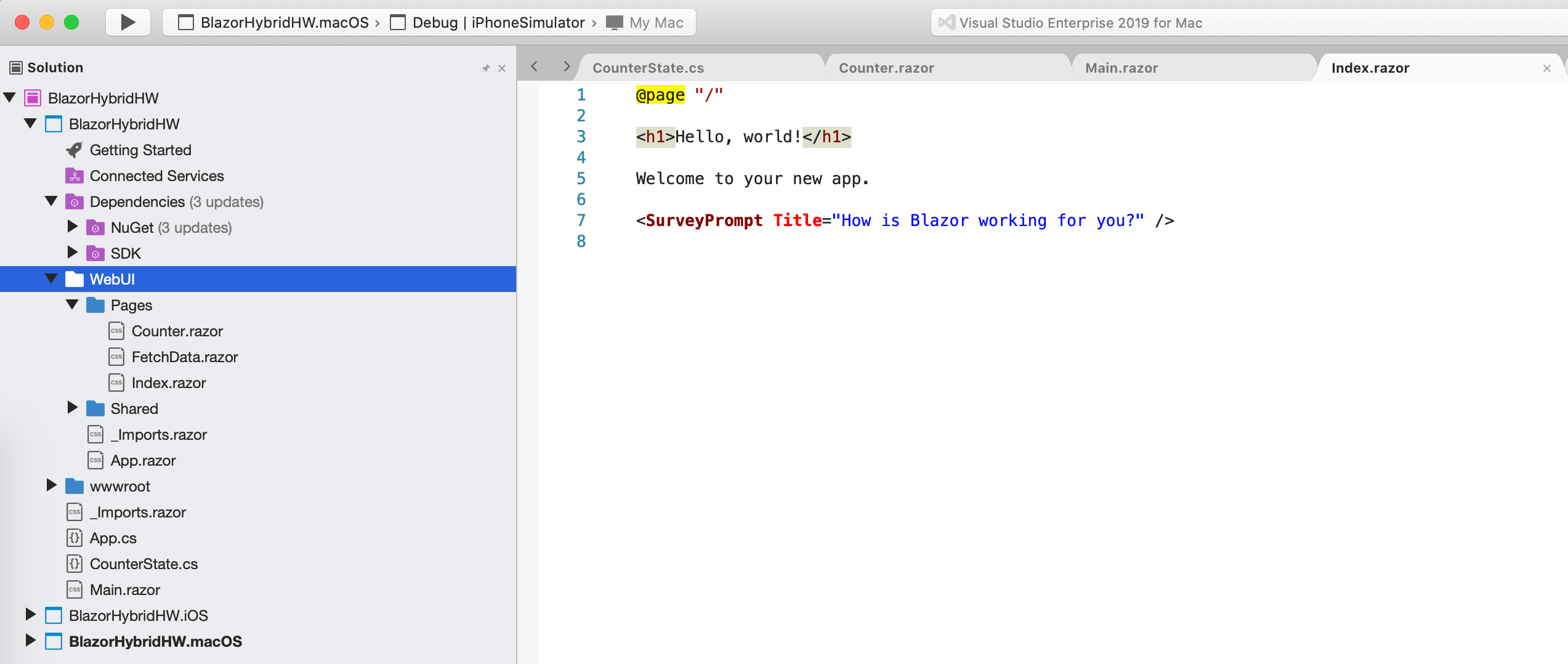 BlazorHybridWebProject BlazorHybridWebProject