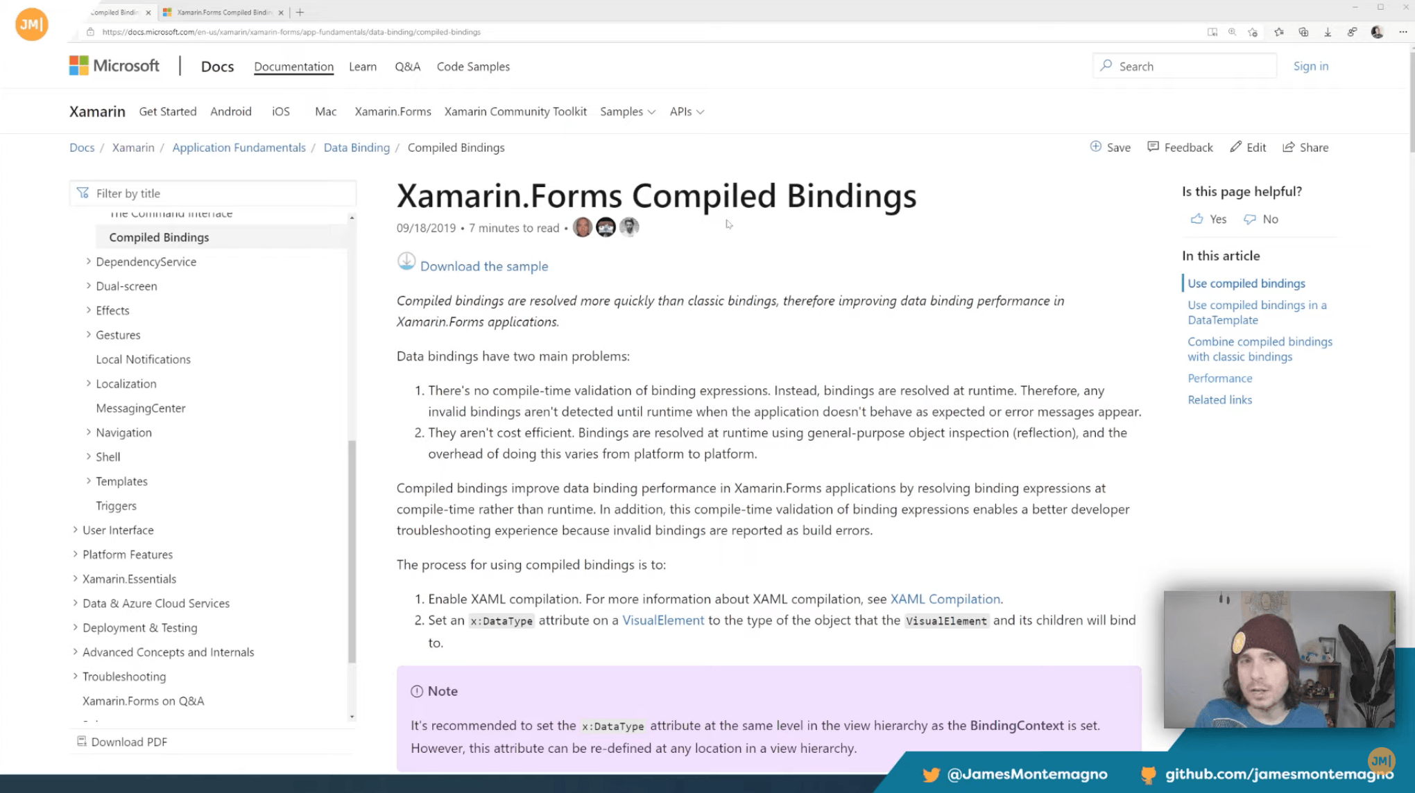 CompiledBindings CompiledBindings