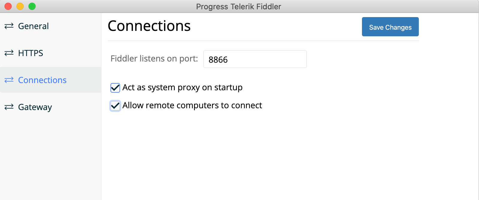 ConnectionSettings