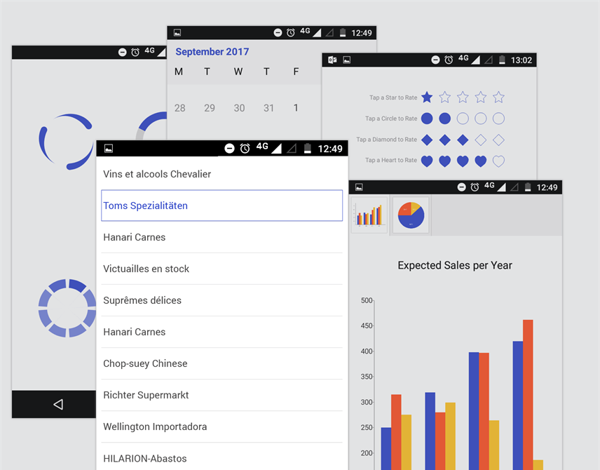 Contols_List_3 Telerik Theme Controls