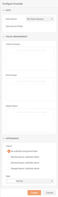 Web Report Designer Crosstab Wizard Web Report Designer Crosstab Wizard