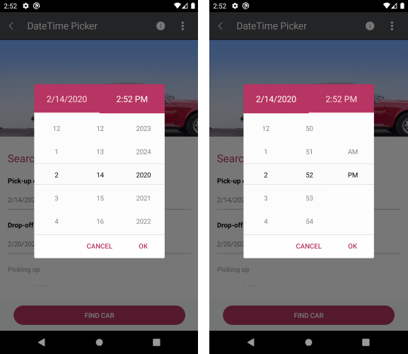 date-time-picker date and time picker for xamarin
