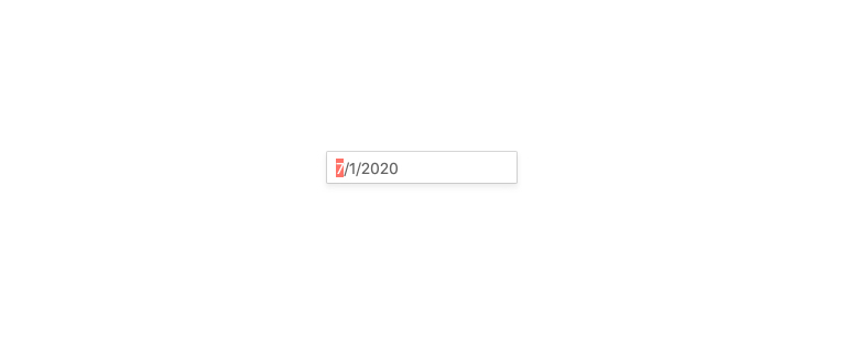 DateInput - Overview