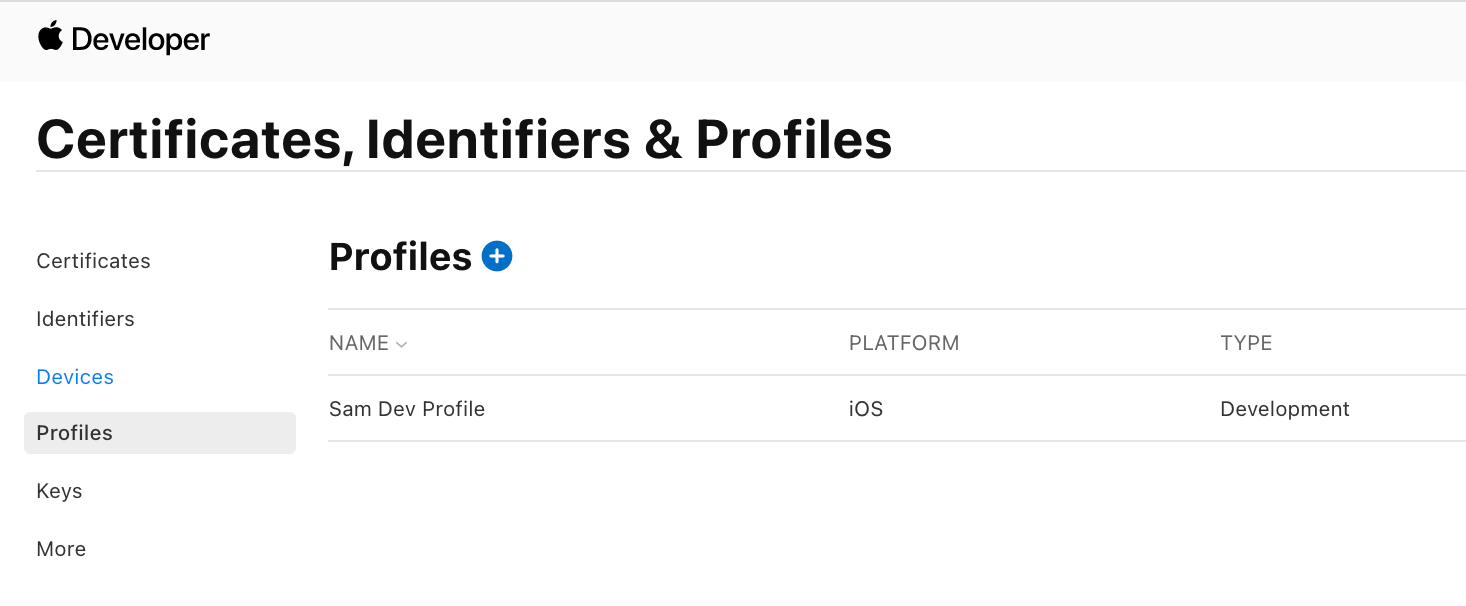 DevProfile DevProfile