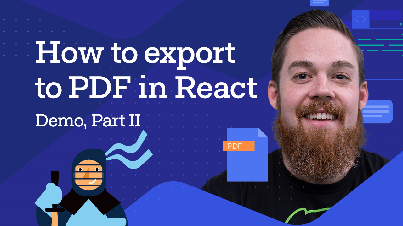 Export to PDF in React - Charts with Carl Bergenhem
