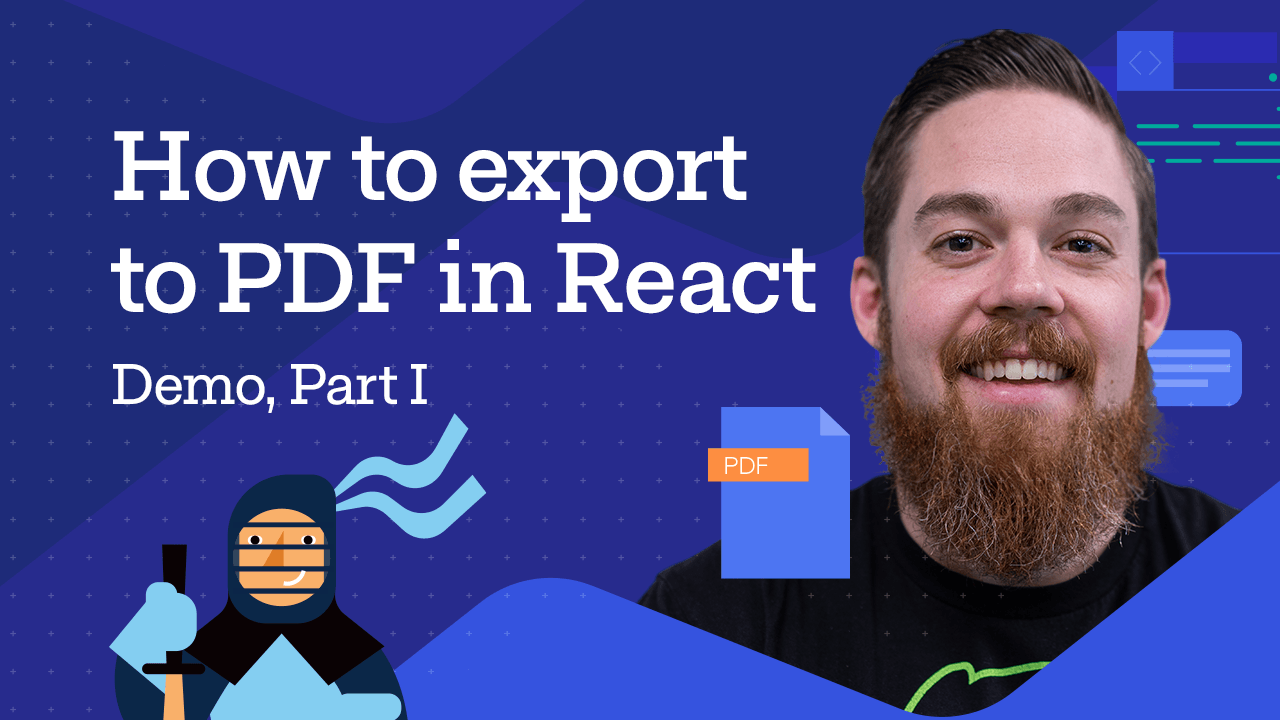 Export to PDF in React - Methods with Carl Bergenhem