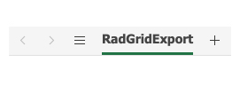 Telerik UI for ASP.NET AJAX Grid Create WorkSheetName
