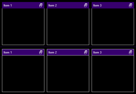 HeaderBorderThickness wrap border around header elements