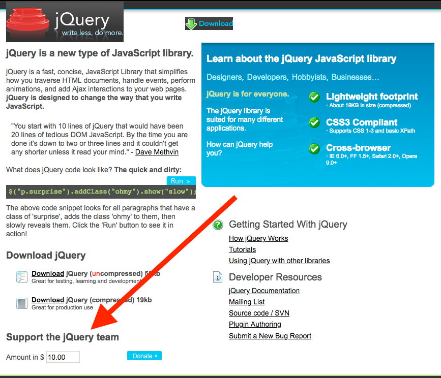 jquery-donate jquery-donate