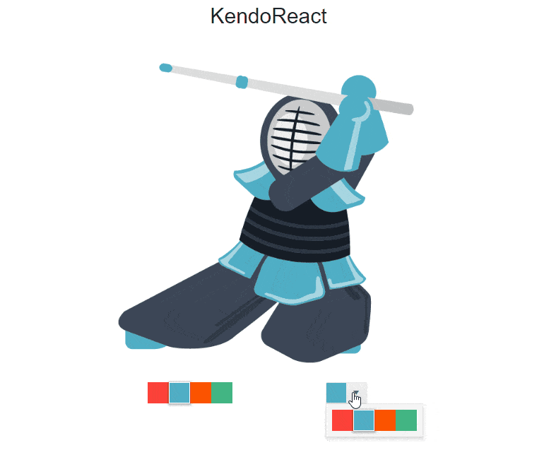 KendoReact-ColorPicker-770px KendoReact ColorPicker Component