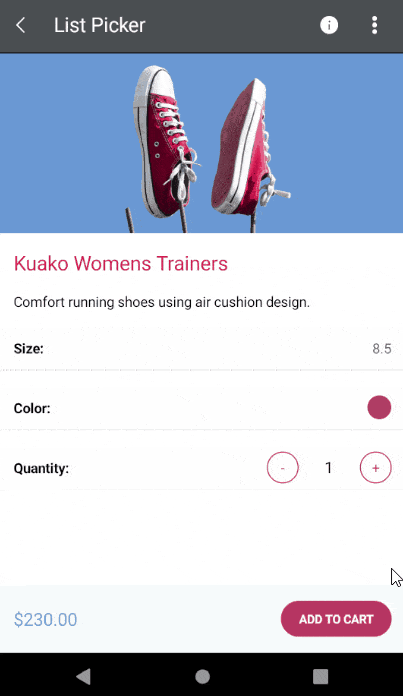 looping list picker for xamarin looping list picker for xamarin