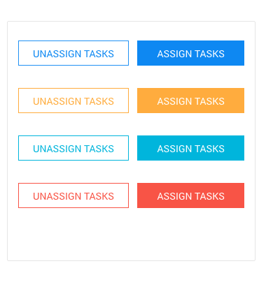 MAUI_Button MAUI_Button - four sets of buttons in different colors, each with a reverse. Assign Tasks is in the bright color (blue, golden yellow, teal, red) with white type, and Unassign tasks is in the reverse.