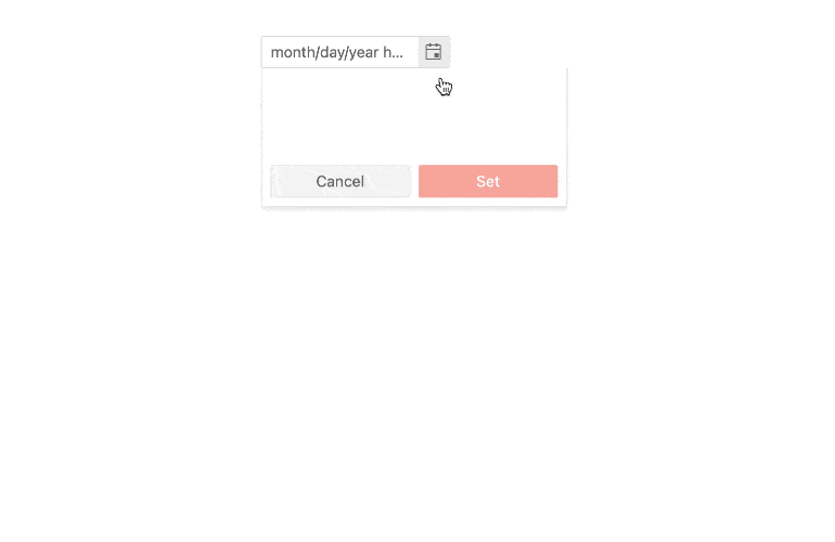 Native Vue DateTime Picker
