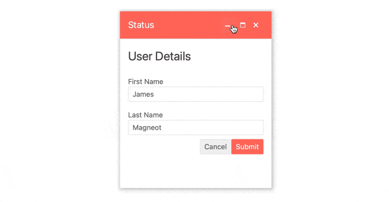 Native Vue Window Component