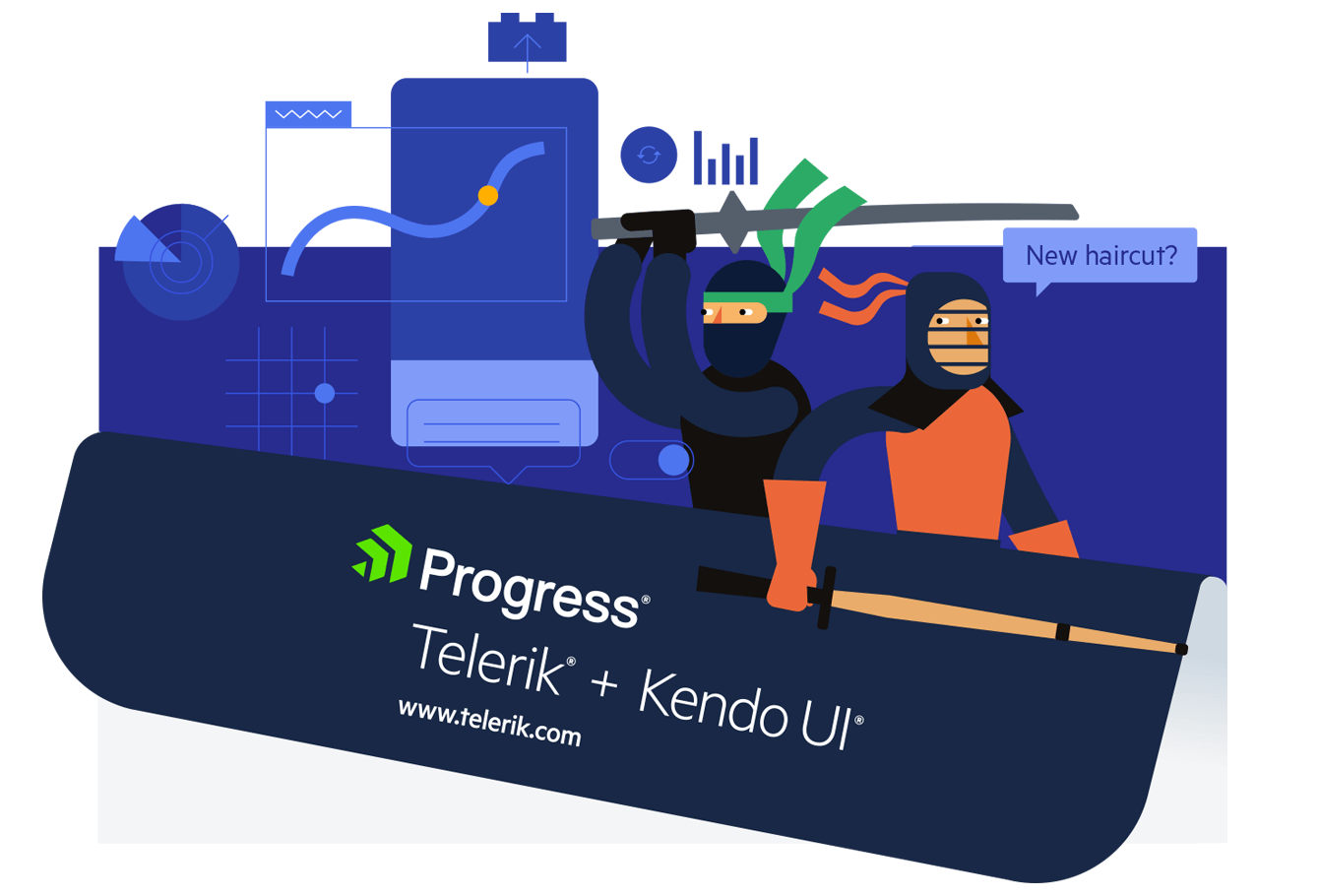 The Telerik Ninja and Kendo UI Kendoka The Telerik Ninja and Kendo UI Kendoka