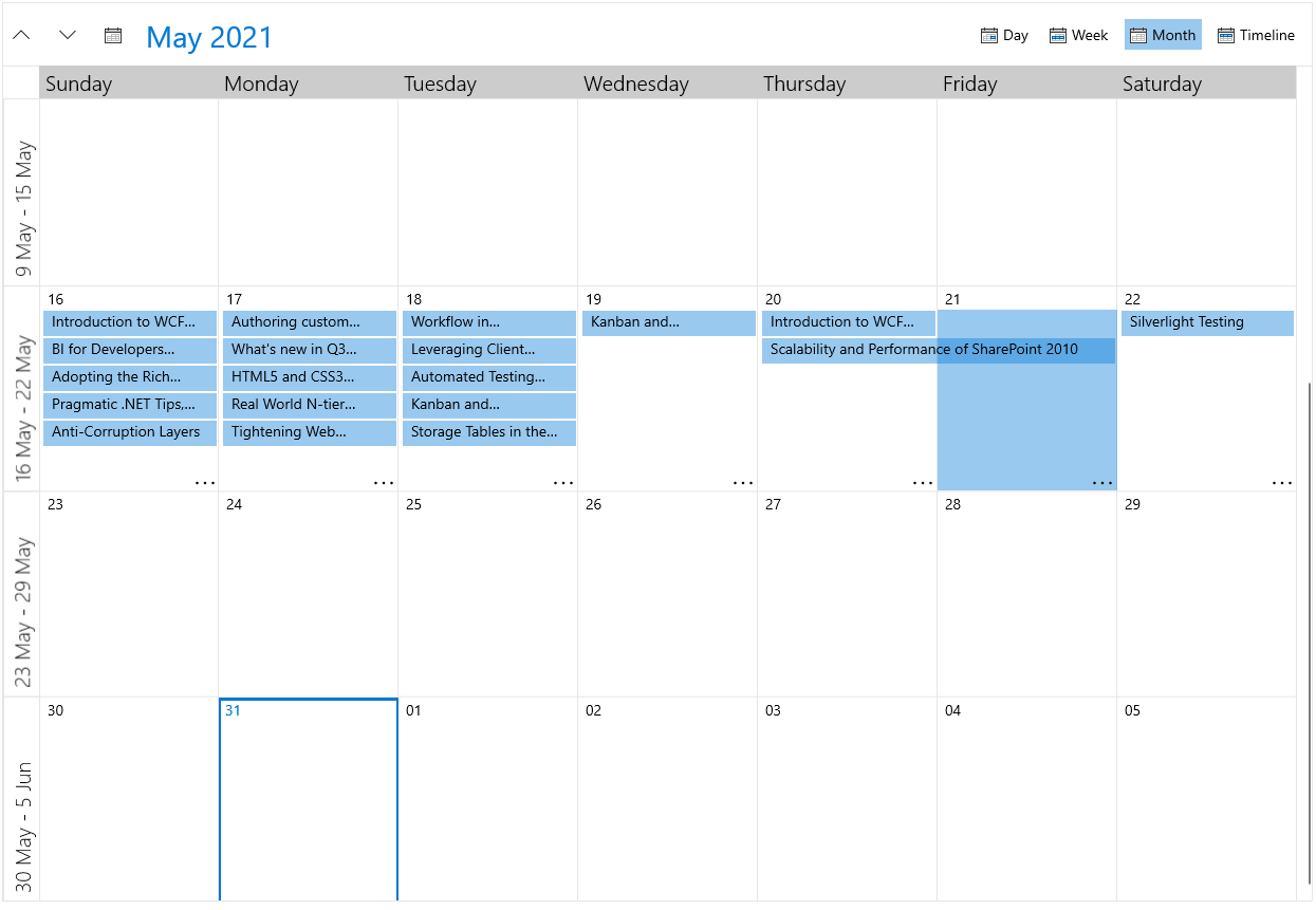 RadScheduler Overview RadScheduler Overview