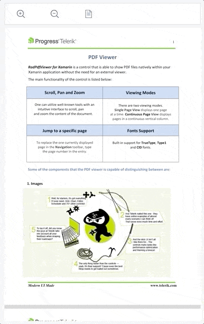 pdfviewer for Xamarin Pdf Viewer for Xamarin.Forms
