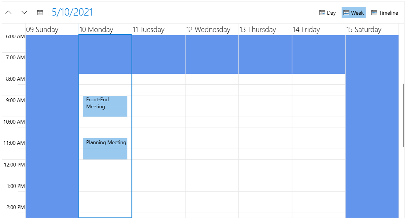 RadScheduler Special Slots RadScheduler Special Slots