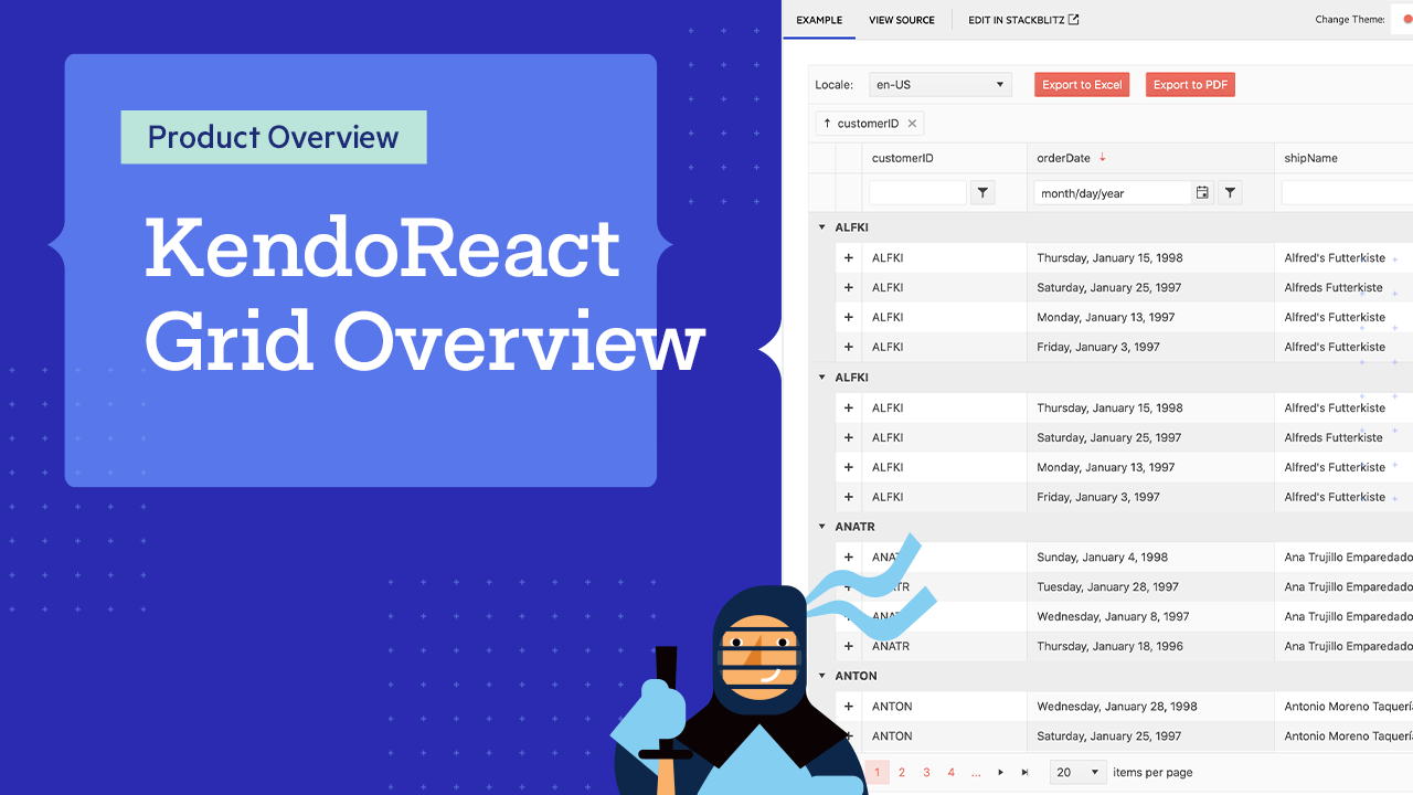 React Data Grid Overview by Carl Bergenhem