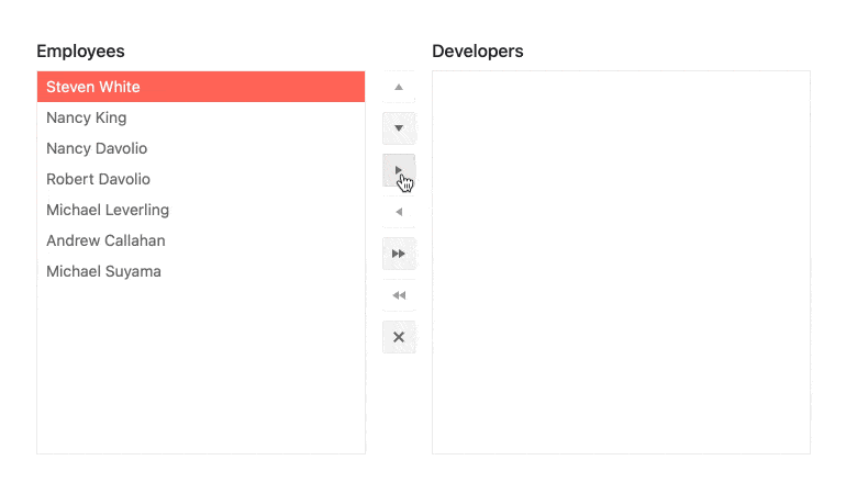 React ListBox Component