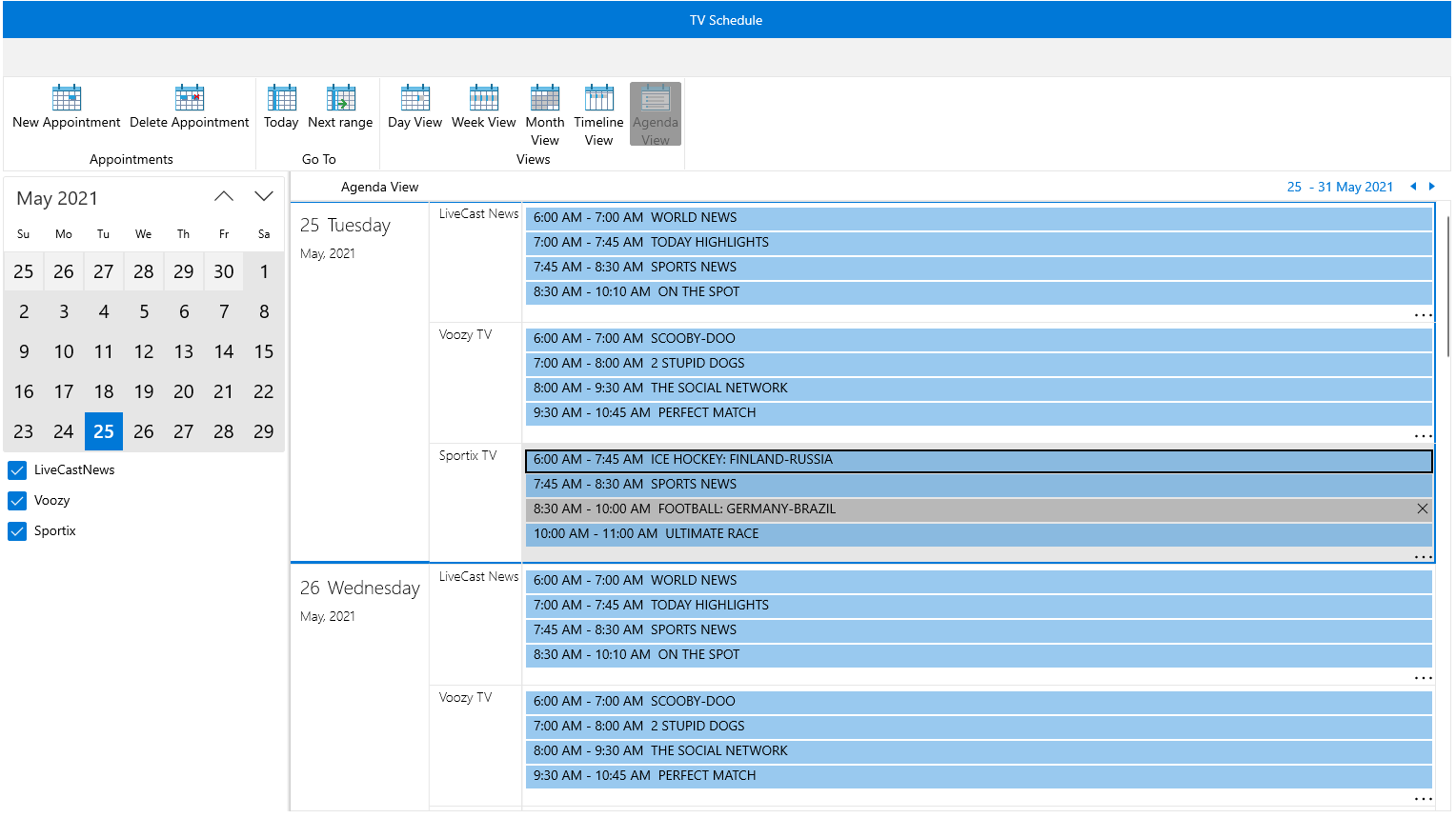 RadScheduler & RadRibbonView Integration RadScheduler & RadRibbonView Integration