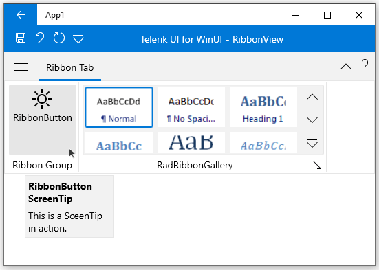 Getting Started with RibbonView Getting Started with RibbonView
