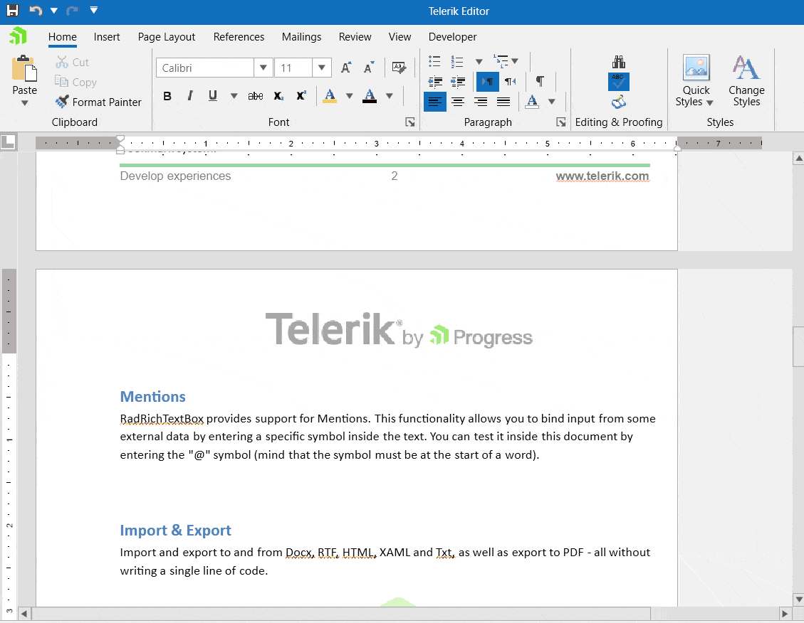 RichTextBox Mentions RichTextBox Mentions - adding the @ sign brings up a list of users you can tag