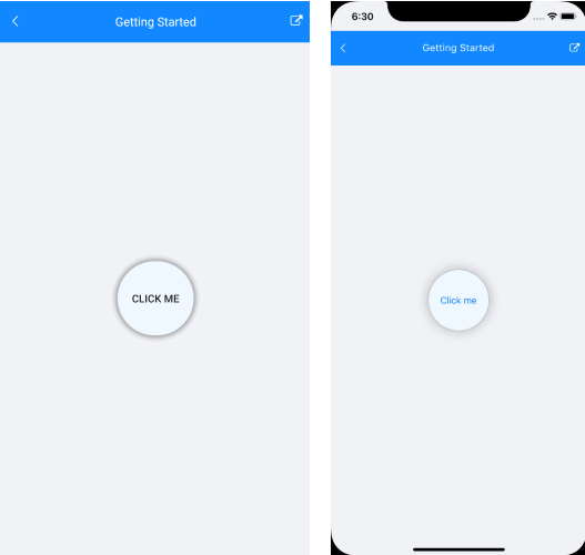shadow-xamarin shadow on a circular button on android and ios