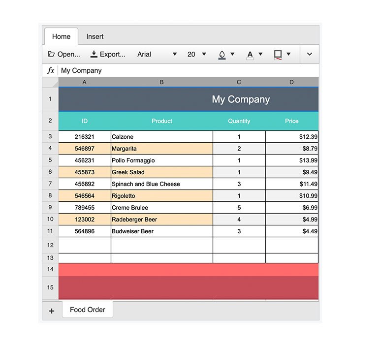 Telerik UI for ASP.NET AJAX – Spreadsheet Enhancements