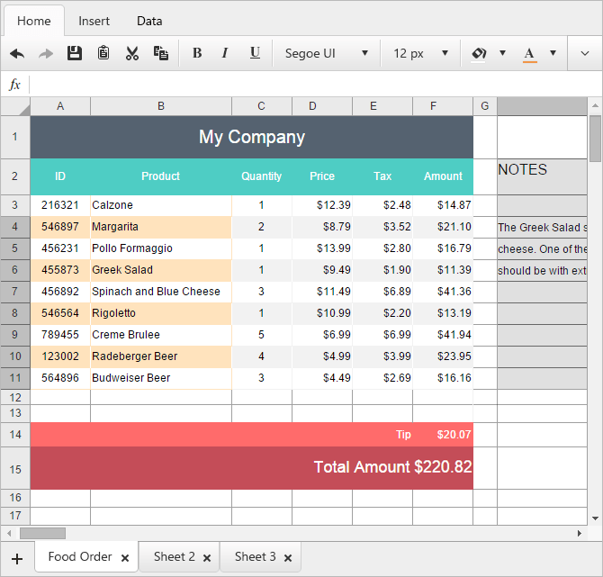 Spreadsheet is now official Spreadsheet is now official