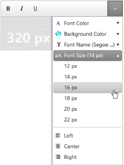 Squeezed Toolbar