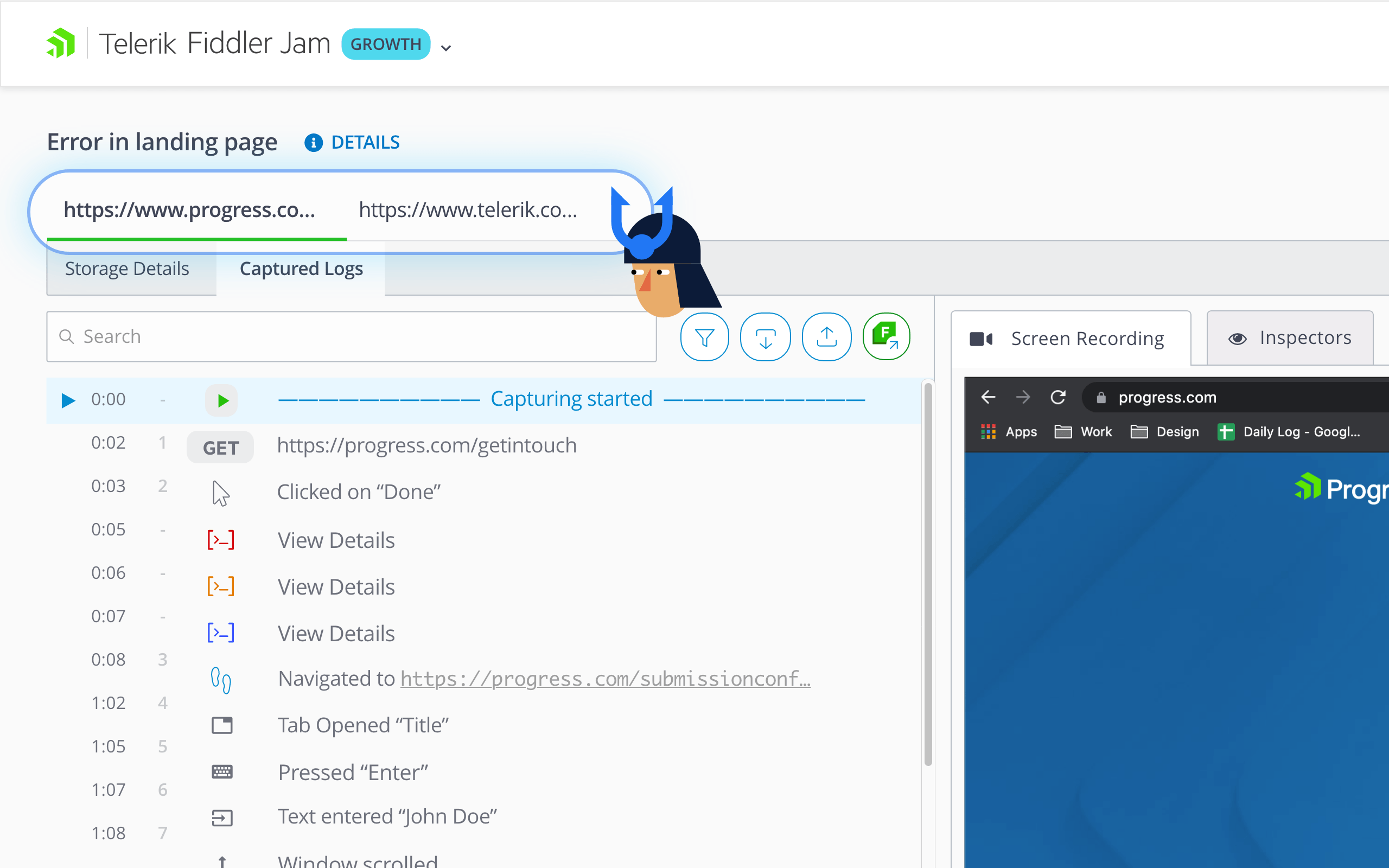 Fiddler Jam - Multiple Tabs Layout Fiddler Jam - Multiple Tabs Layout