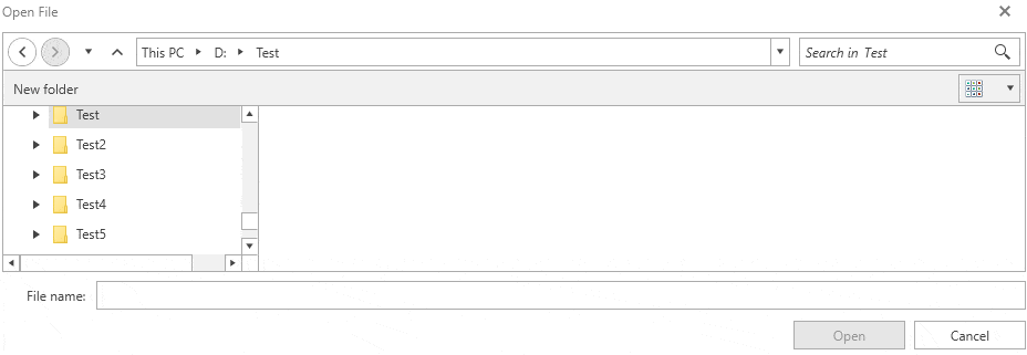 Telerik UI for WPF - File Diaglos - Environmental Variables (gif)