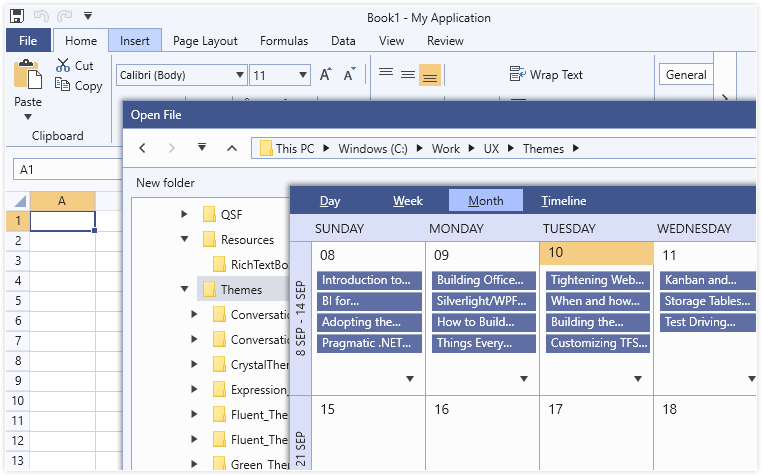 Telerik UI for WPF - Visual studio 2019 Theme