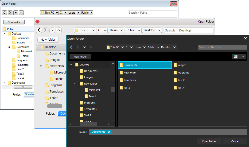 themes File Dialogs Themes