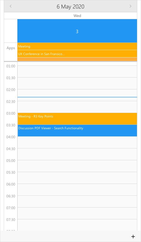 UWP - Calendar
