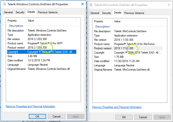 versioning binaries
