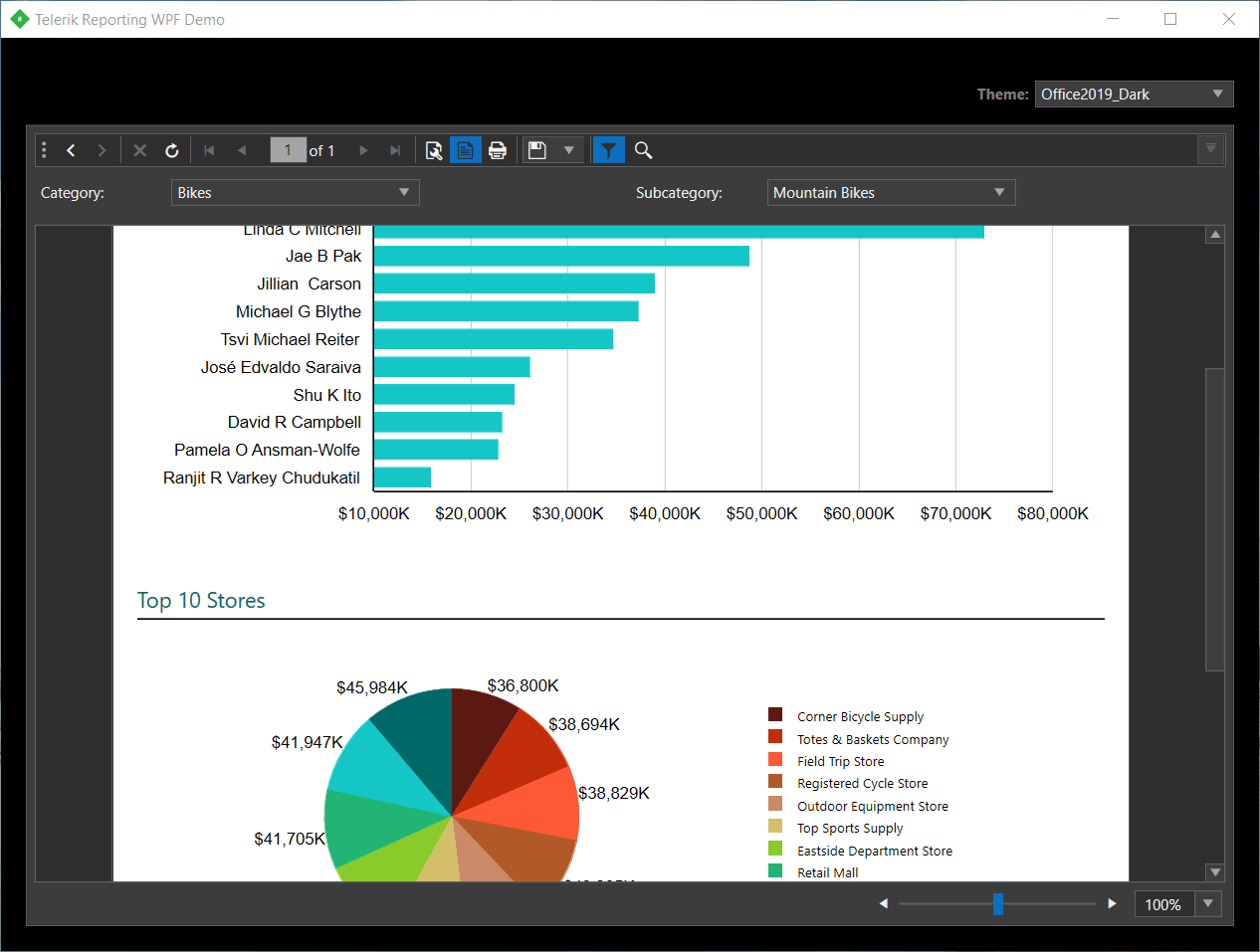 WPFReportViewer_Office2019 Telerik WPF ReportViewer Office2019