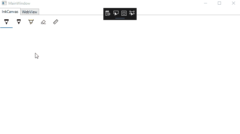 WebVIew and InkCanvas WebVIew and InkCanvas