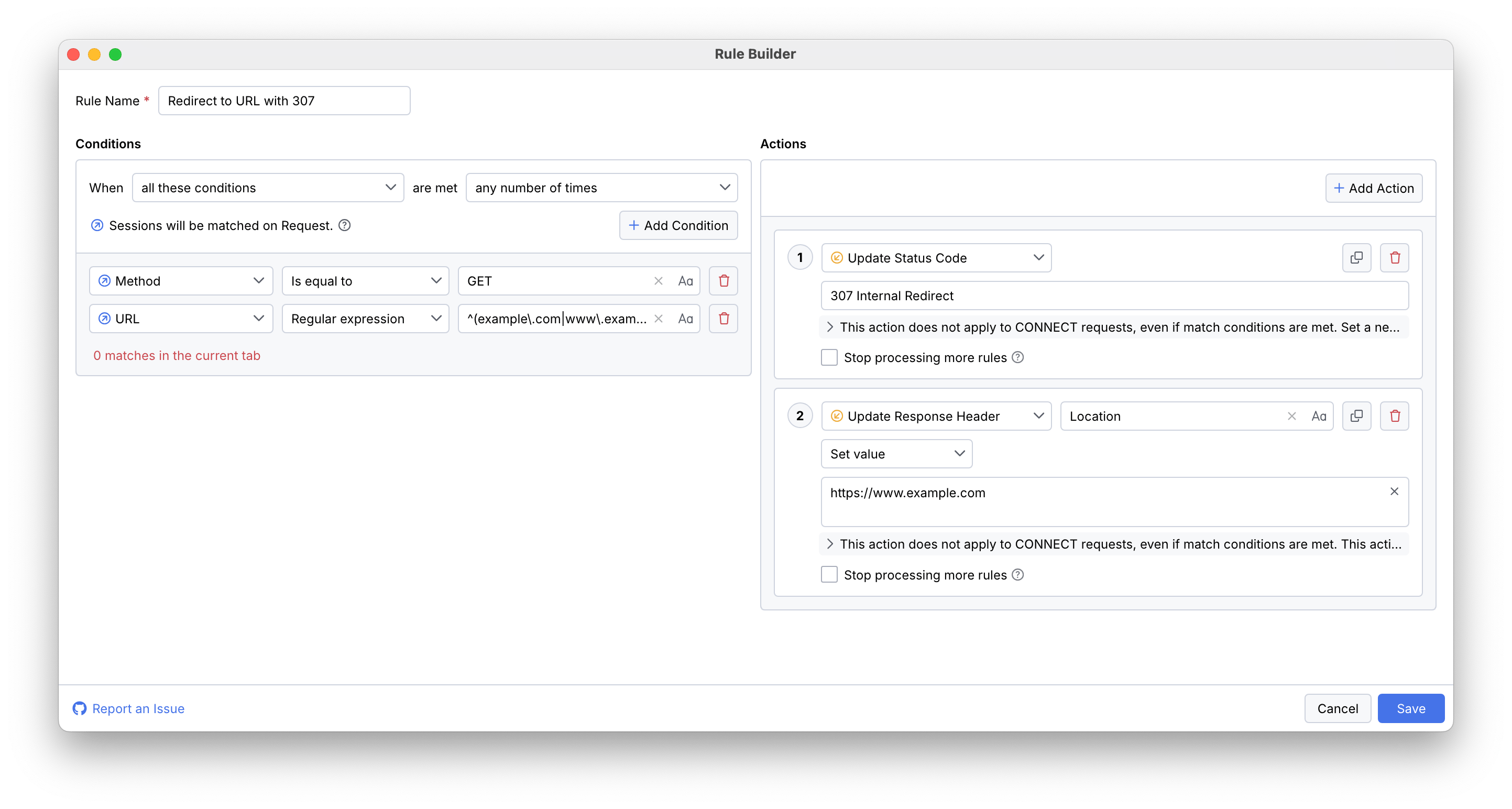Redesigned Rules Fiddler Everywhere