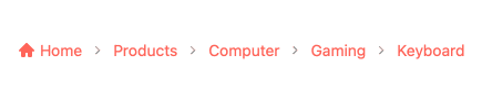 React Breadcrumb Component