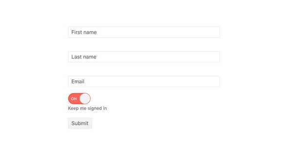 React Switch - Forms Support, KendoReact UI Library