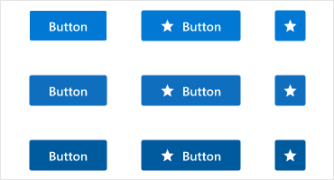 React Buttons in Fluent theme
