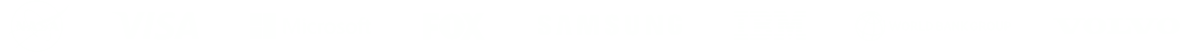 Nasa,Visa,Microsoft,FOX,Samsung,IBM,WBG,Volvo